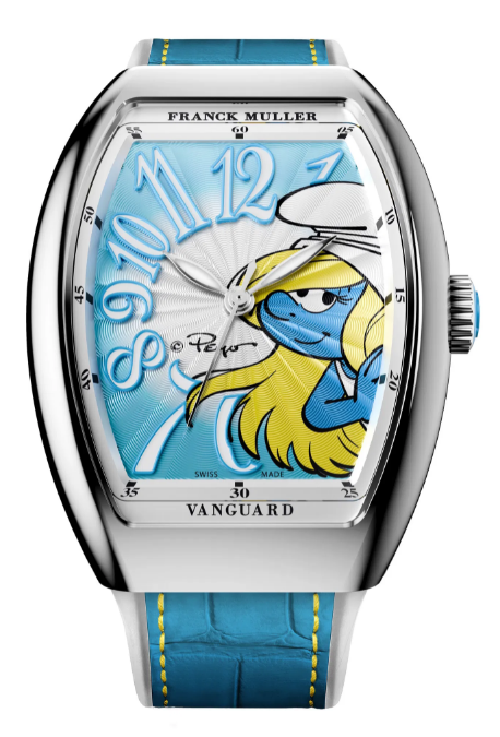 Franck Muller Vanguard Smurfette Replica Watch V 32 SC AT FO SMURFETTE (BL) Franck Muller Vanguard Smurfette Replica Watch V 32 SC AT FO SMURFETTE (BL)